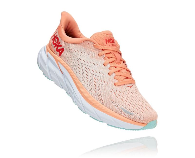 Zapatillas Hoka Mujer Outlet Hoka One One Clifton 8 Plateados